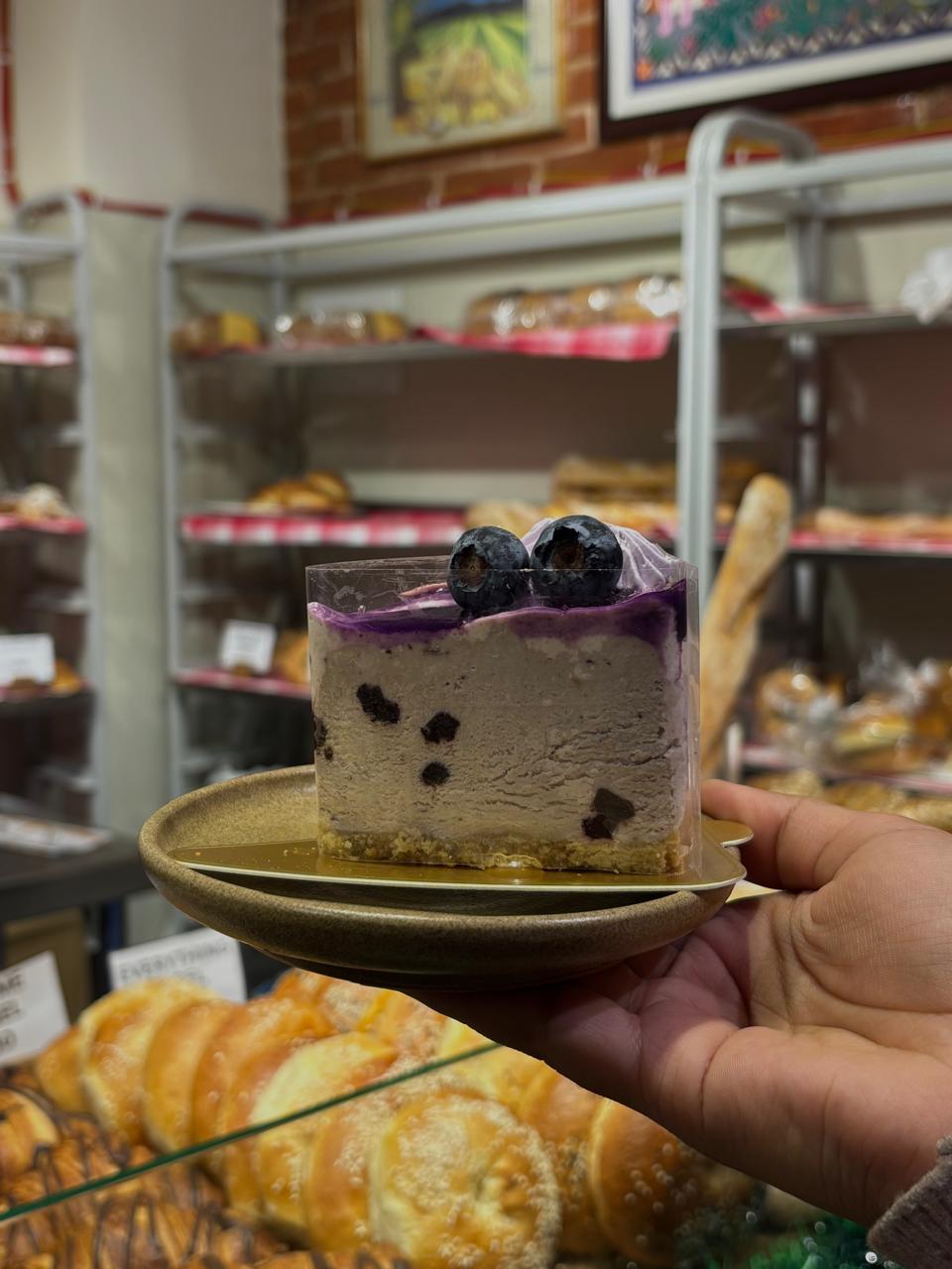 Blueberry cheesecake pastry